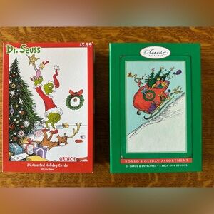 Dr. Seuss Christmas Holiday Greeting Cards Grinch Assorted